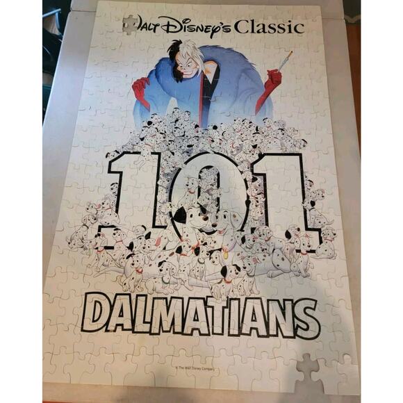 Golden 300 Jumbo Pcs Walt Disney's 101 Dalmatians Puzzle Movie Poster 2×3 Feet - Picture 2 of 13